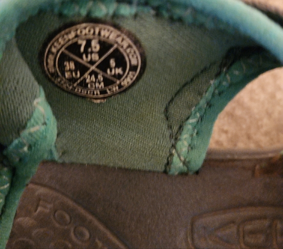 Keen Charcoal and Aqua Outdoor Sandals - Picture 2 of 3